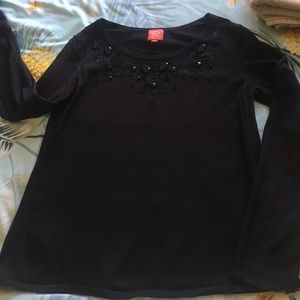 Oscar de la Renta Embellished Sweater